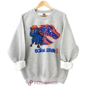 Boise State Broncos Mascot Style Football Sweatshirt Teresafarnell
